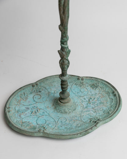 Vintage Schirmständer aus Messing in Schlangenform