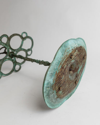 Vintage Schirmständer aus Messing in Schlangenform