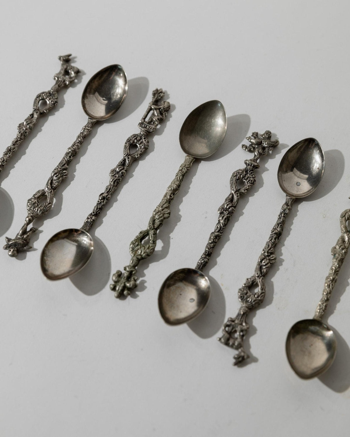 Vintage Besteck-Set 14-teilig, versilbert, Italien 1930er