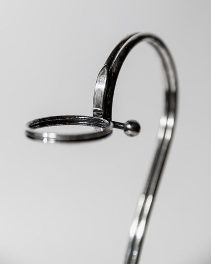 Vintage Weinflaschenhalter Serra Roma, versilbert