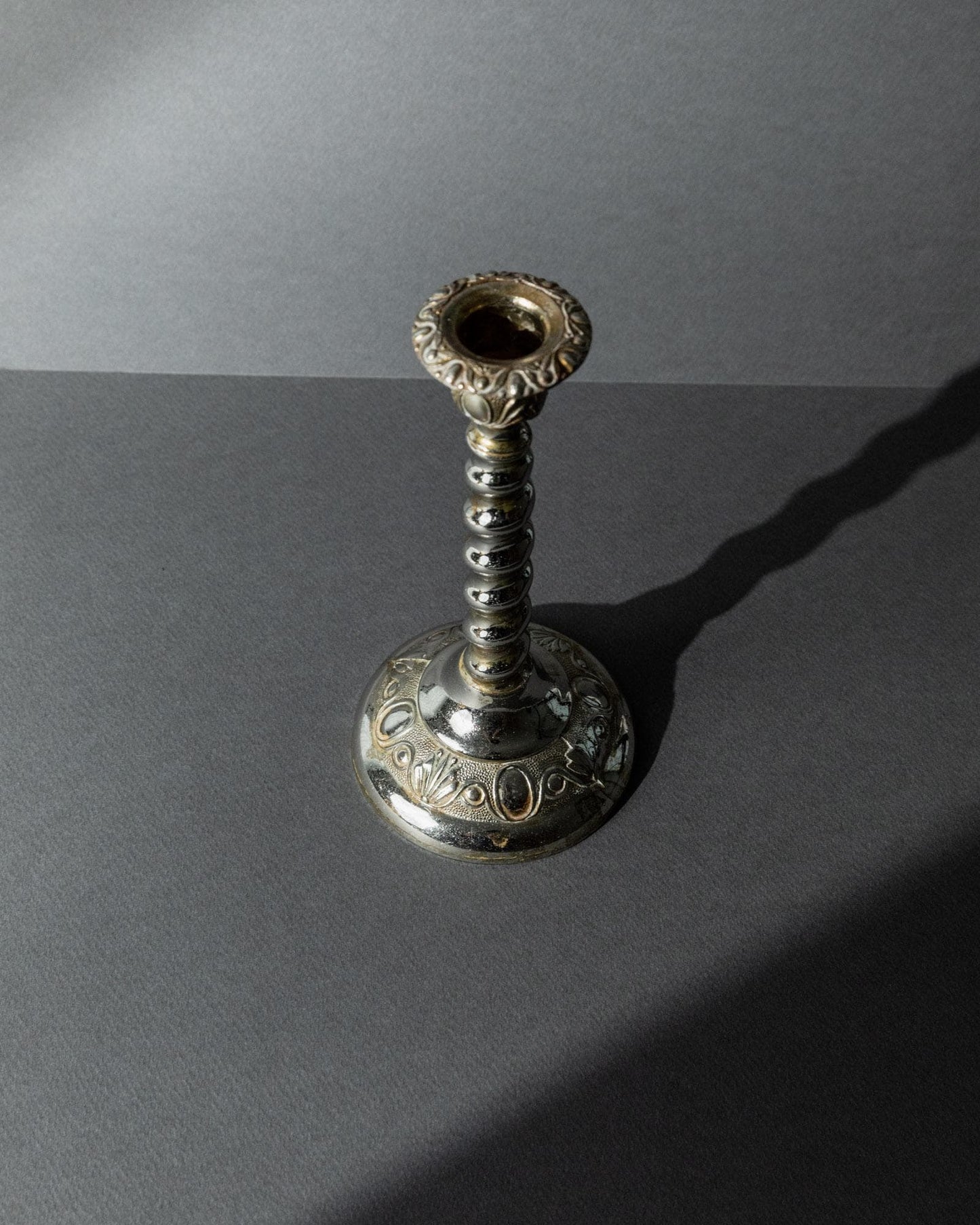 Vintage Kerzenhalter Twisted Victorian Design England zeitlos elegant