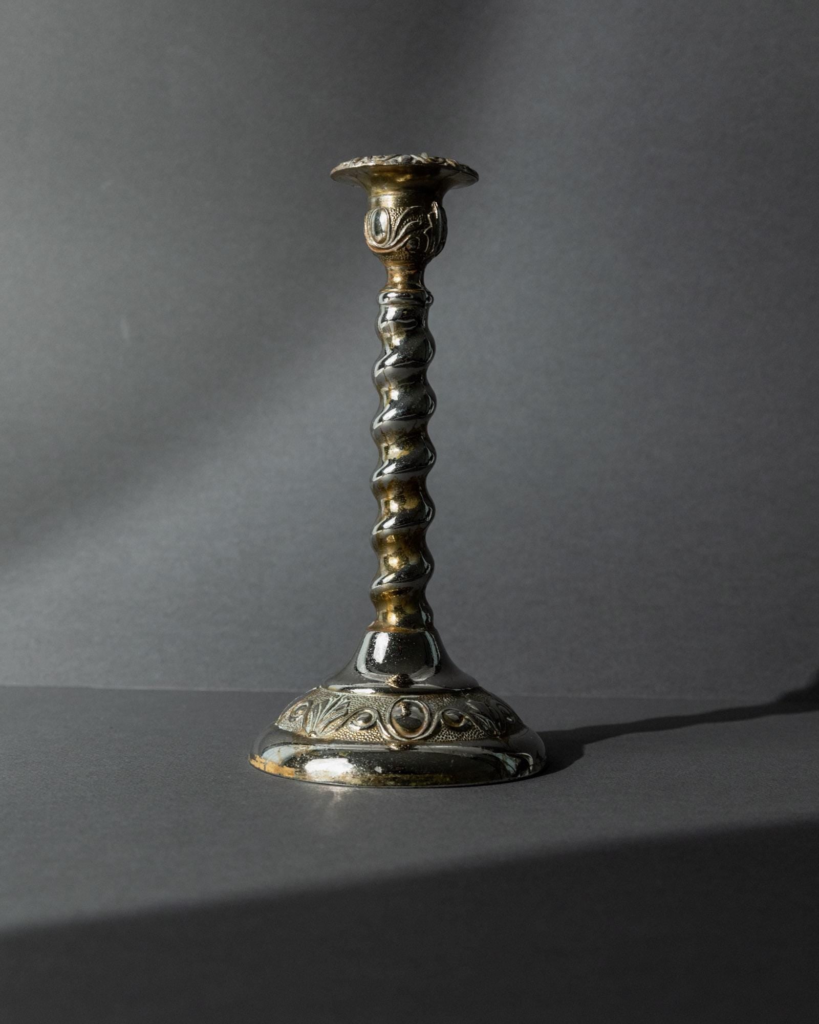 Vintage Kerzenhalter Twisted Victorian Design England zeitlos elegant