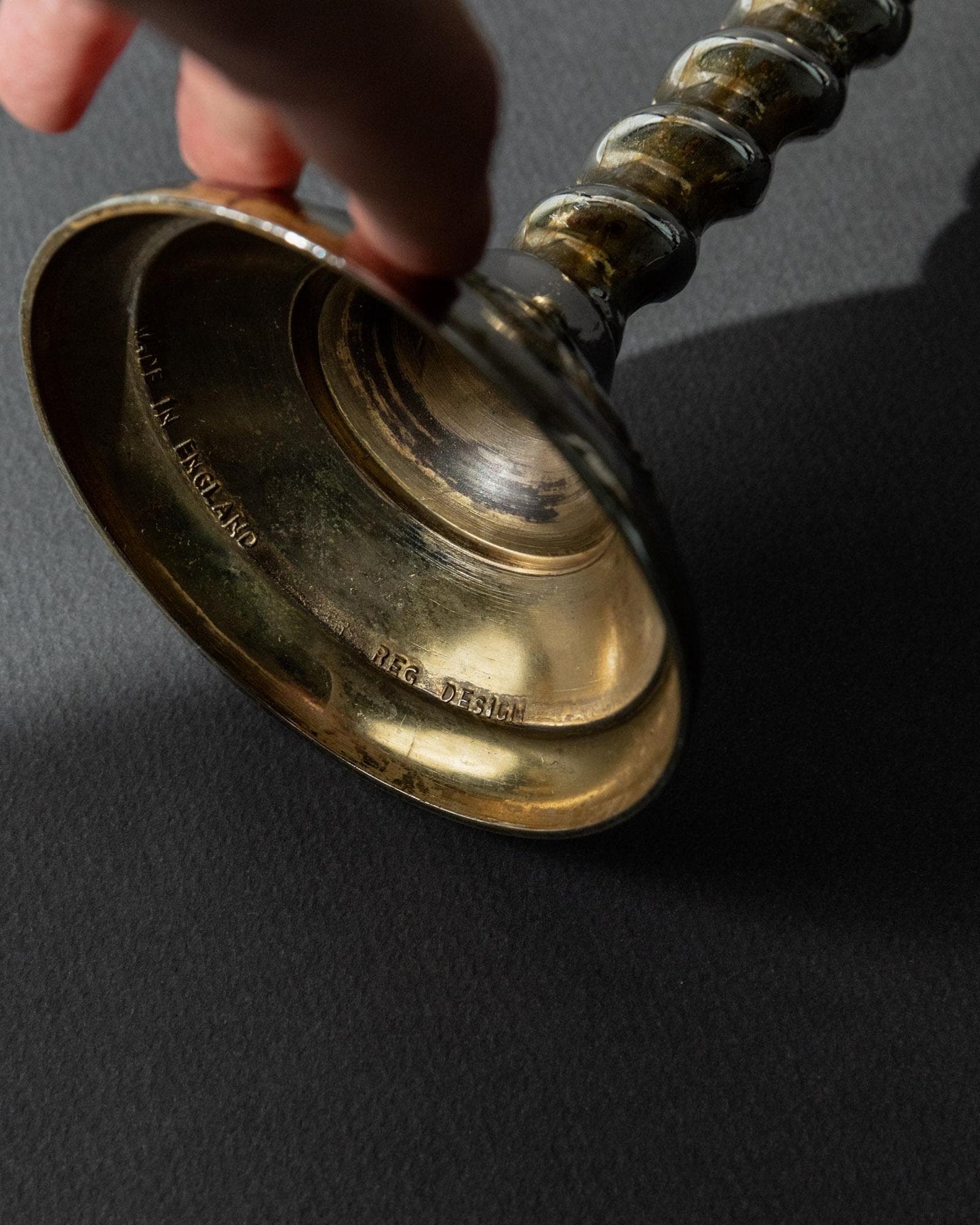 Vintage Kerzenhalter Twisted Victorian Design England zeitlos elegant