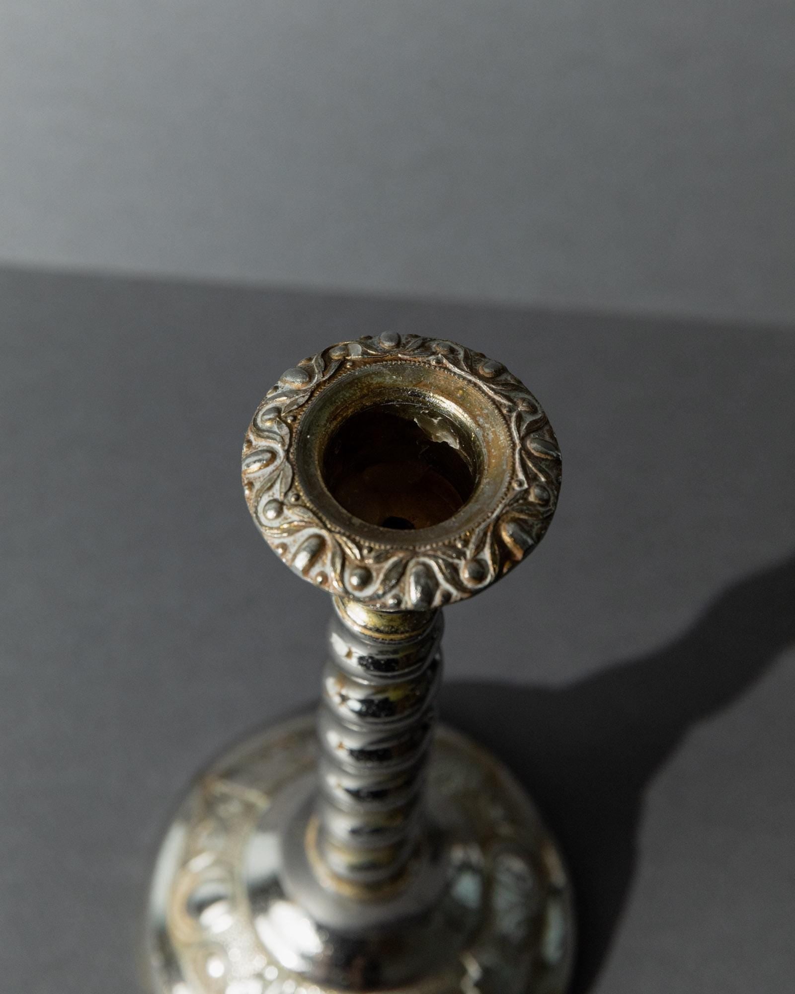 Vintage Kerzenhalter Twisted Victorian Design England zeitlos elegant