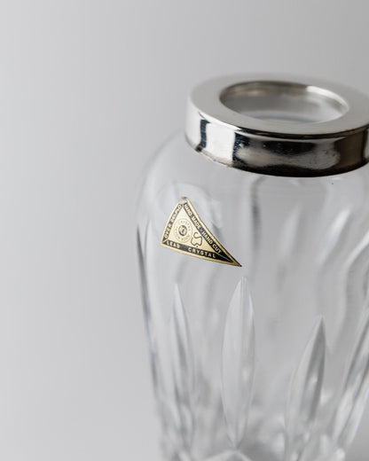 Vintage Cocktail Shaker aus Kristallglas von RCR Italien