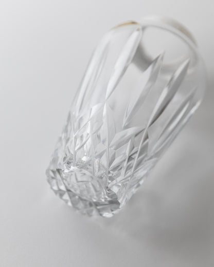 Vintage Cocktail Shaker aus Kristallglas von RCR Italien