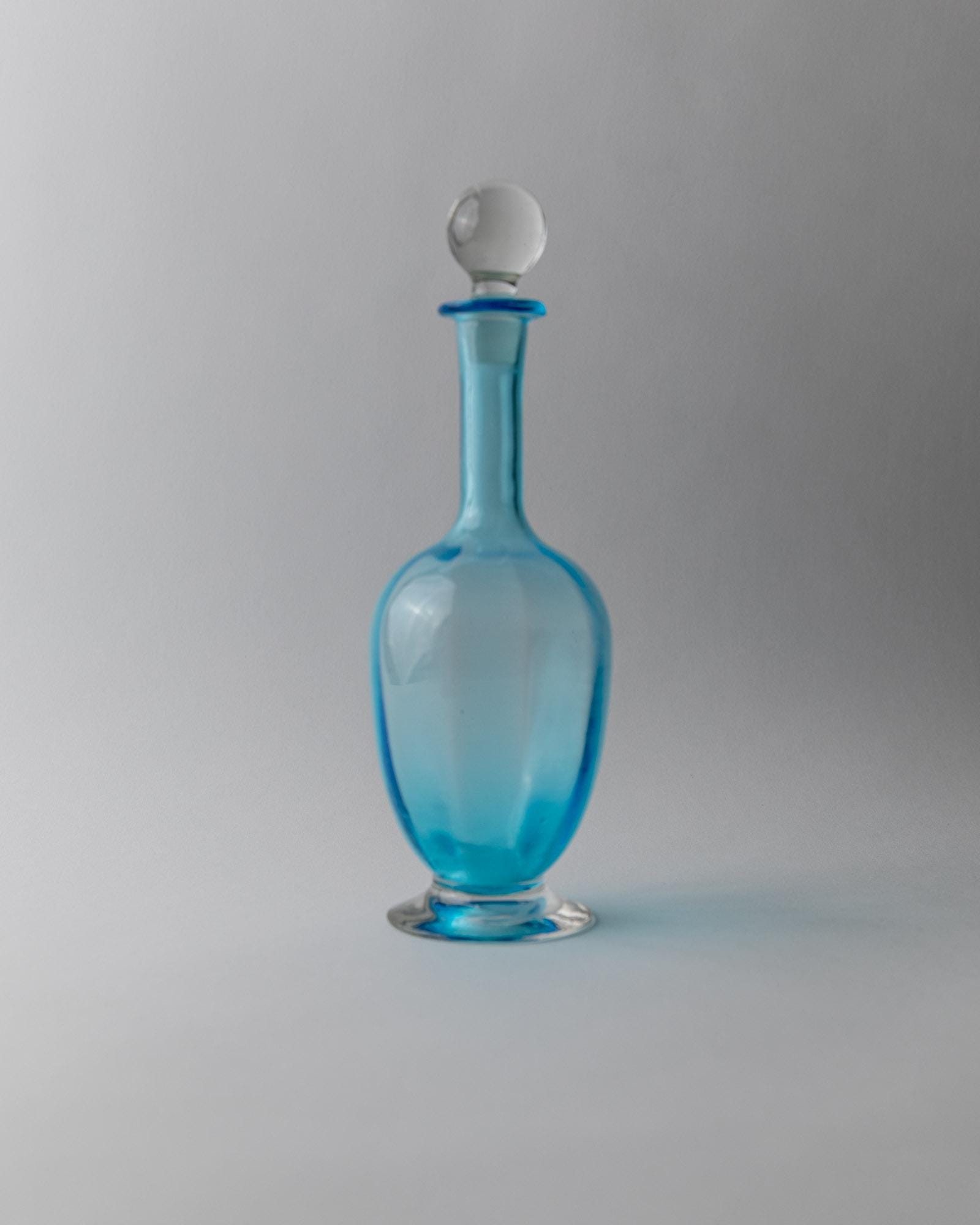 Vintage Dekanter Murano Glas Set von 3 von Murano für Italien mit Stöpsel