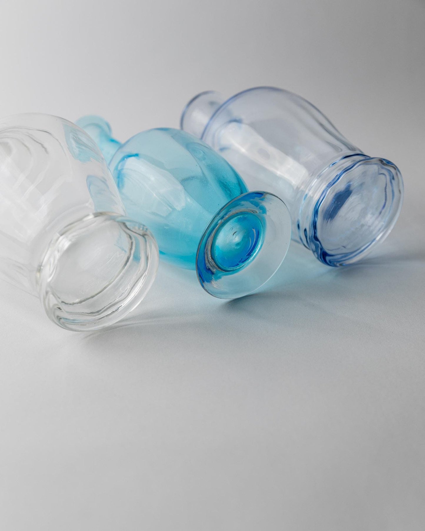 Vintage Dekanter Murano Glas Set von 3 von Murano für Italien mit Stöpsel