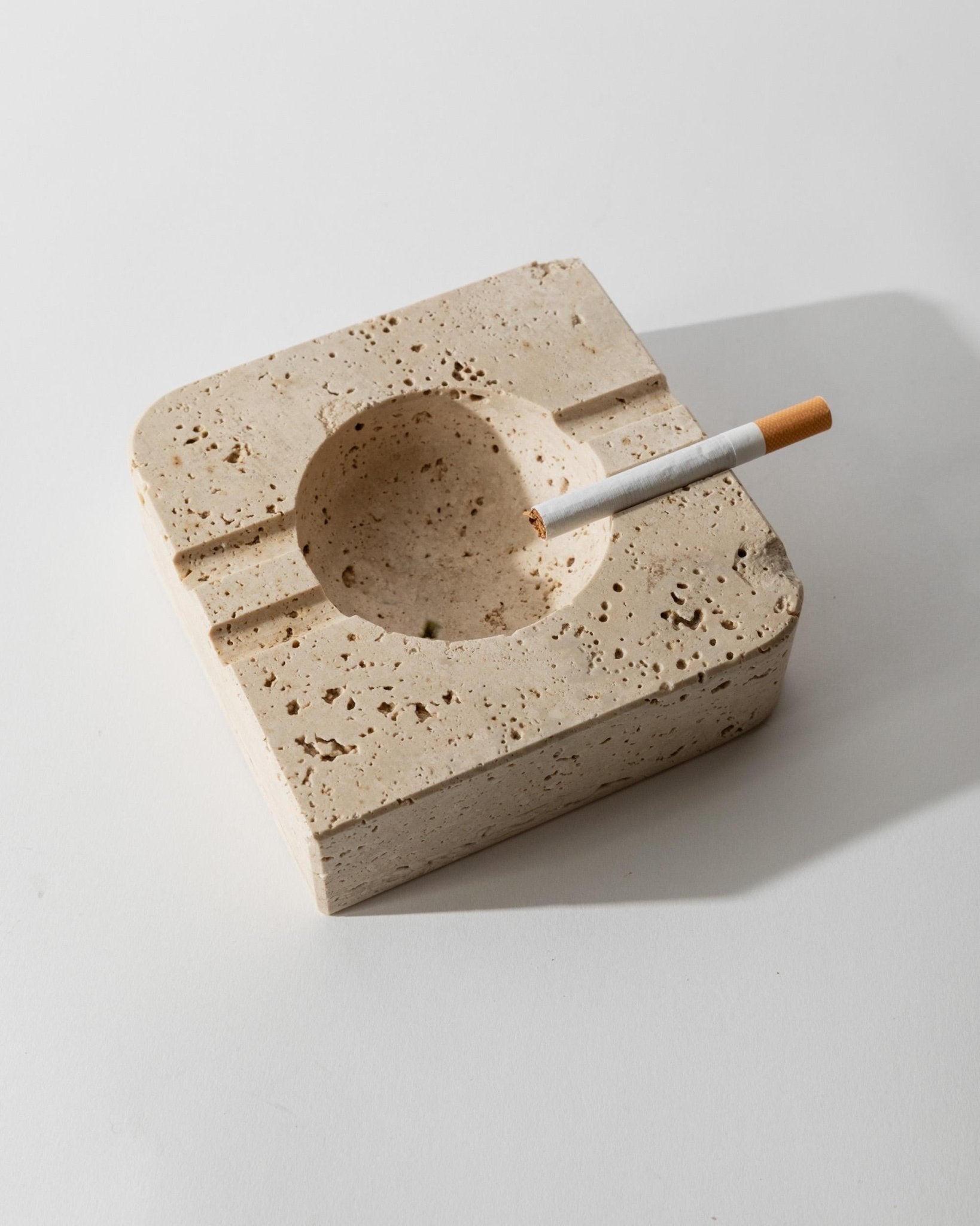 Vintage Aschenbecher aus Alabaster aus San Gimignano Italien