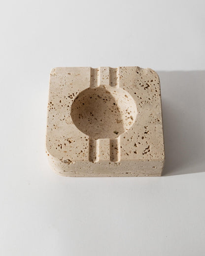 Vintage Aschenbecher aus Alabaster aus San Gimignano Italien