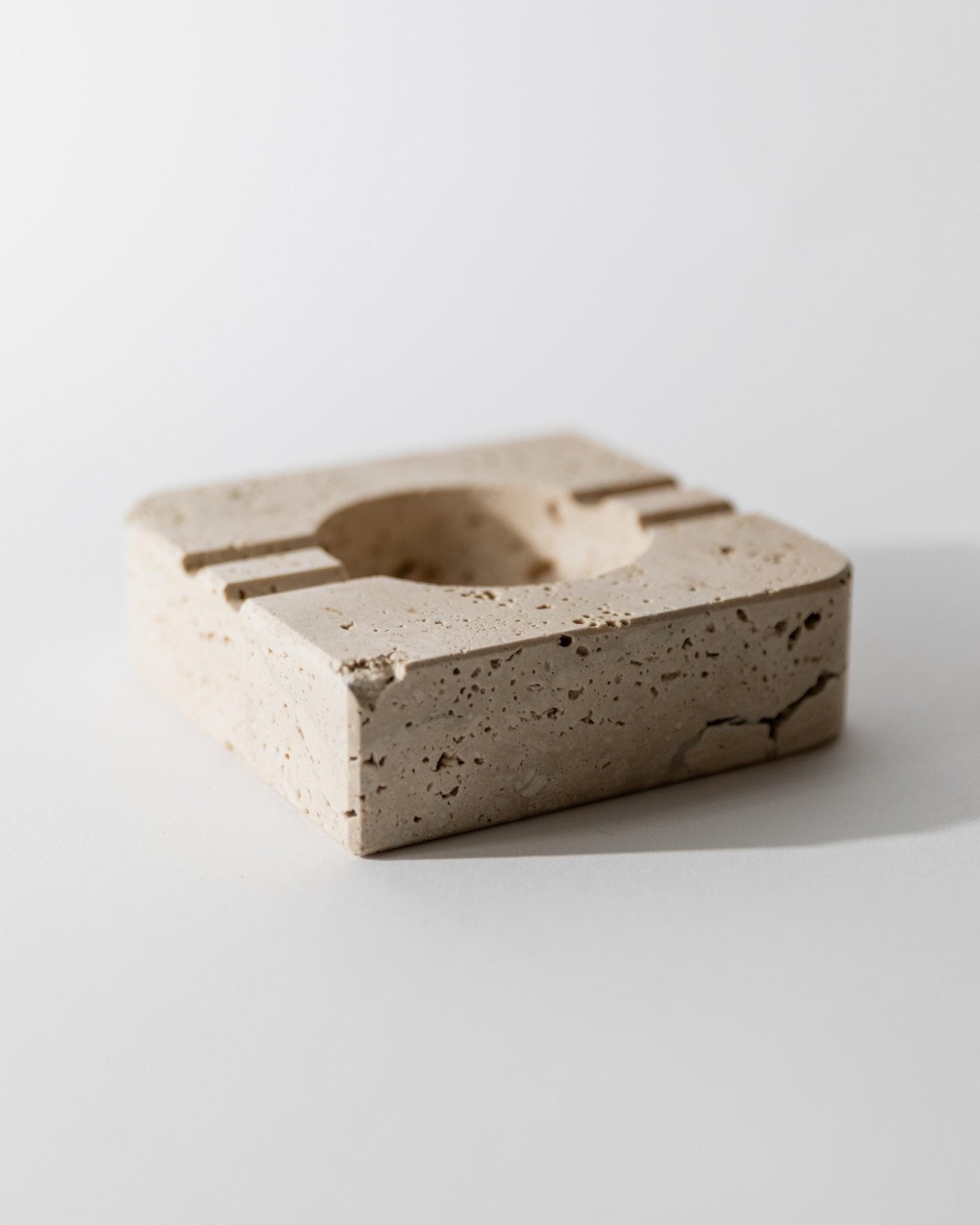 Vintage Aschenbecher aus Alabaster aus San Gimignano Italien