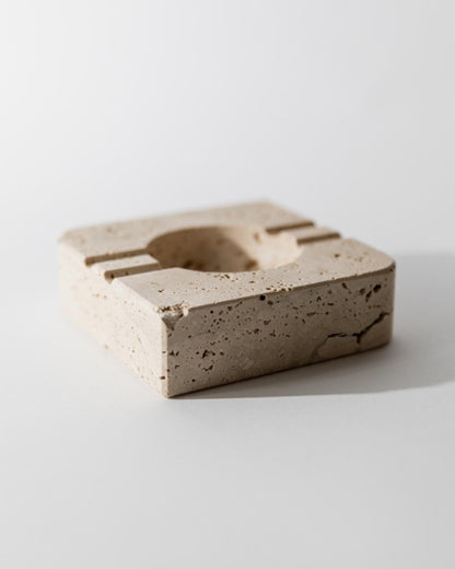 Vintage Aschenbecher aus Alabaster aus San Gimignano Italien
