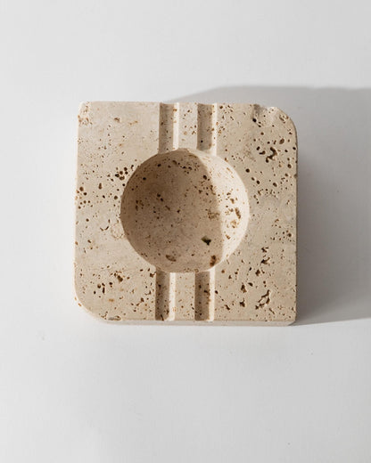 Vintage Aschenbecher aus Alabaster aus San Gimignano Italien
