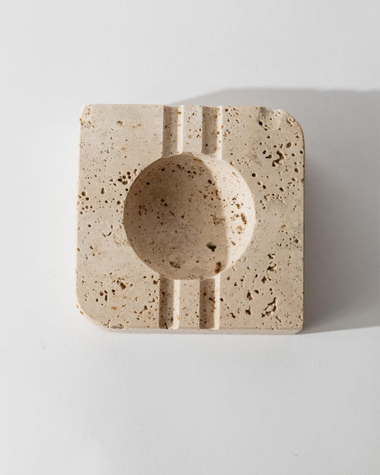 Vintage Aschenbecher aus Alabaster aus San Gimignano Italien