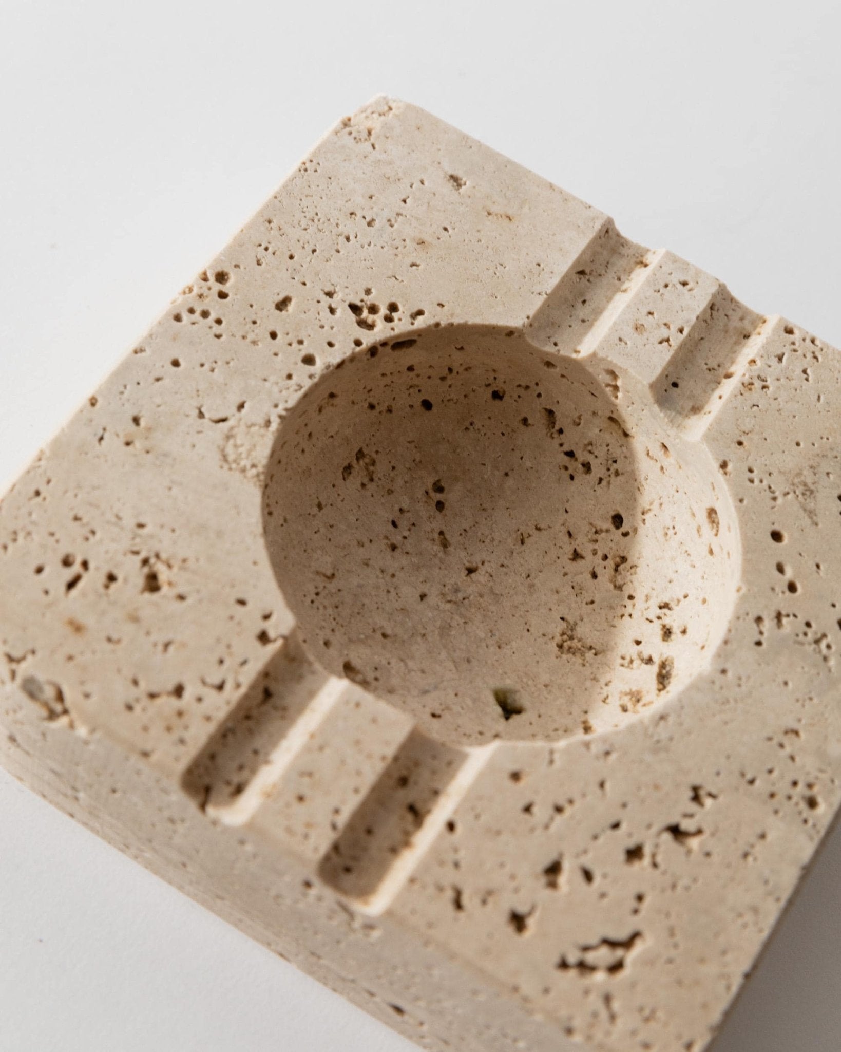 Vintage Aschenbecher aus Alabaster aus San Gimignano Italien