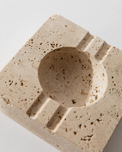 Vintage Aschenbecher aus Alabaster aus San Gimignano Italien