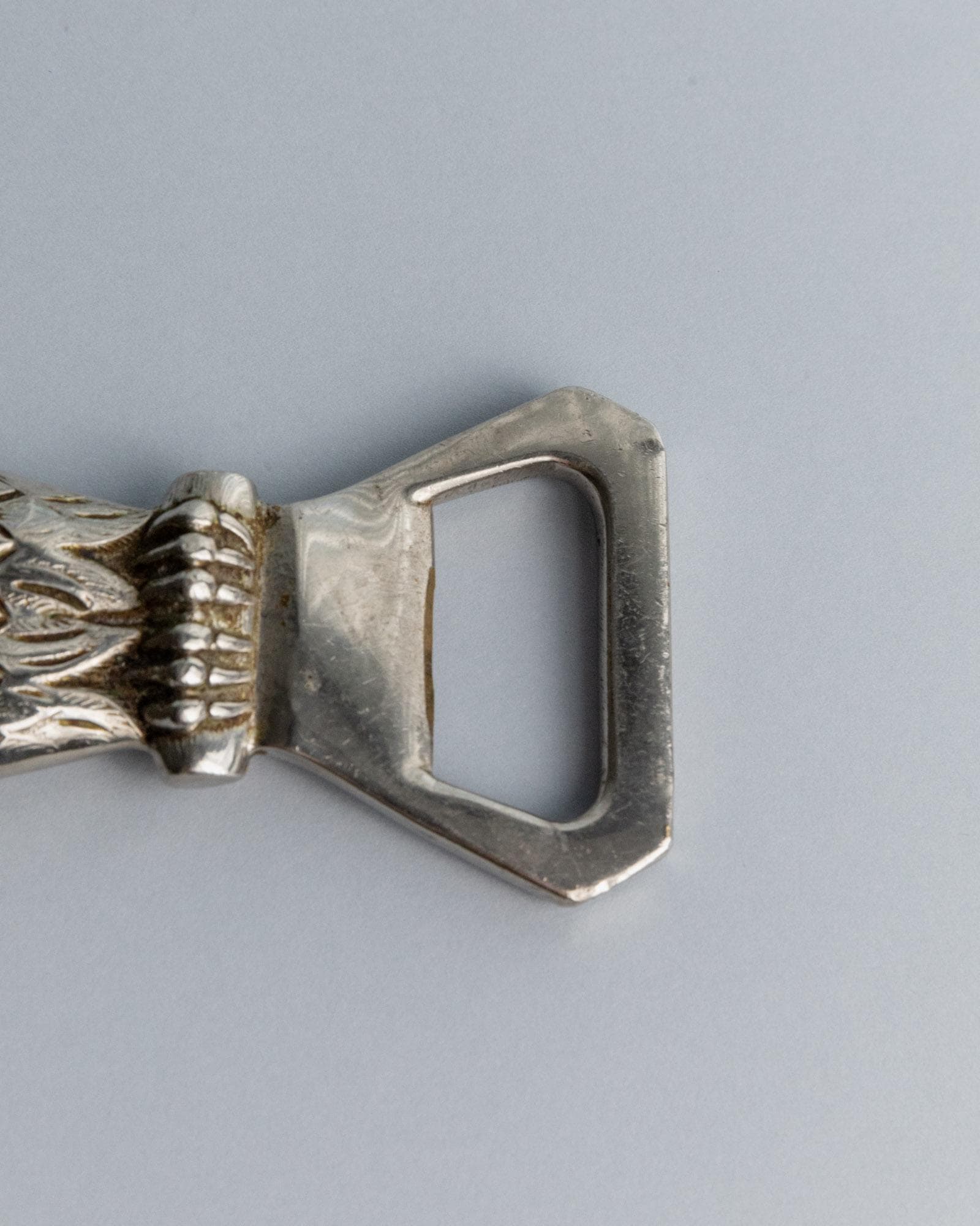Vintage Flaschenöffner Eule versilbert