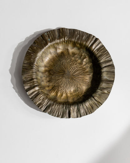 Vintage Schale Flower Relief von Marioni für Marioni Italy