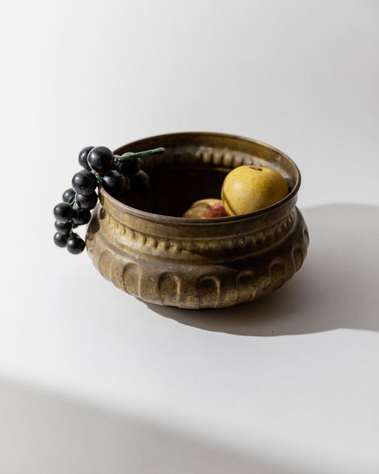 Vintage Messingschale Gold Messingdekoration Messing