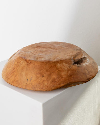 Vintage Schale mit Perlmuttintarsien, 1960er, handgefertigt, organische Form, Italien