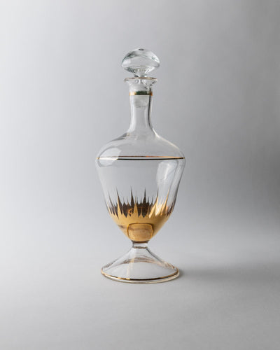 Carafe Vintage de Murano VintageClair, Vaisselle en verre doré, Or