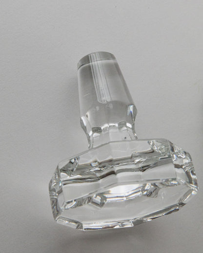 Vintage Karaffe von Murano für Murano Klarglas mit achteckigem Stopfen