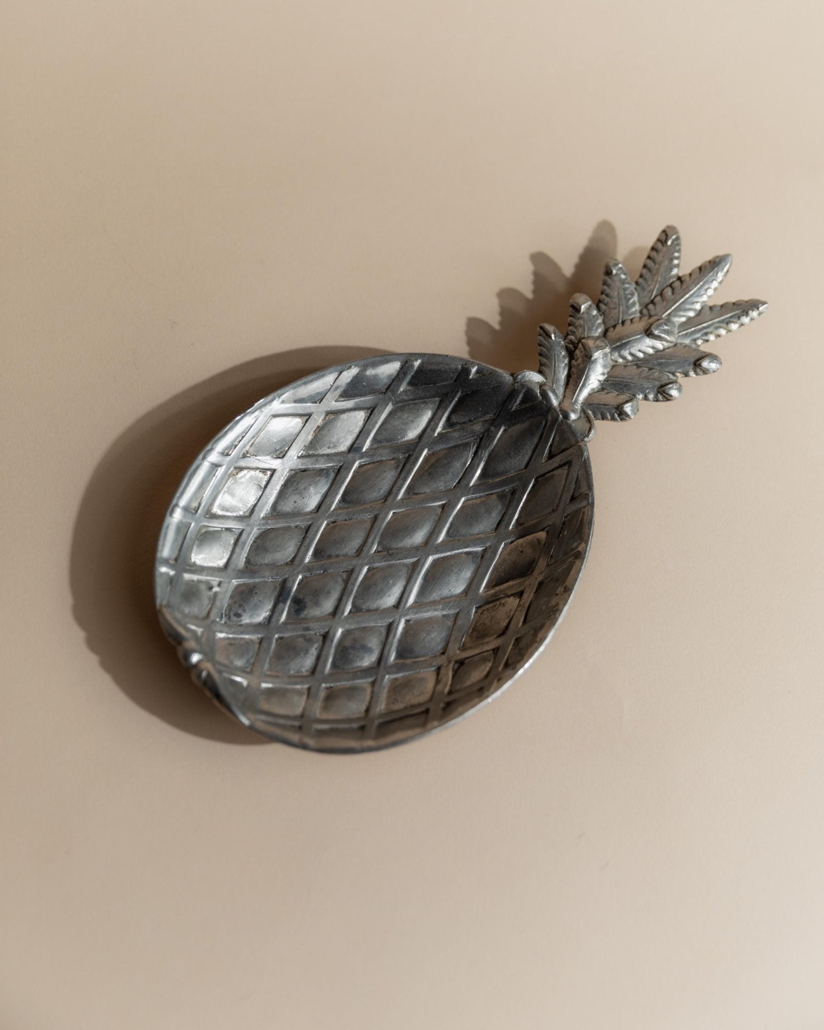 Vintage Schale Ananasform versilbert