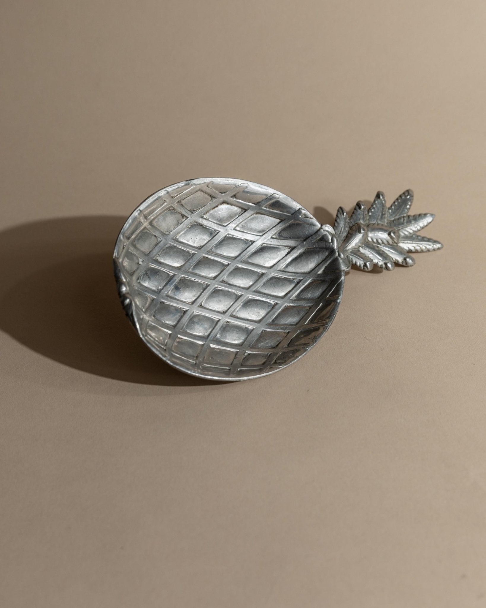 Vintage Schale Ananasform versilbert