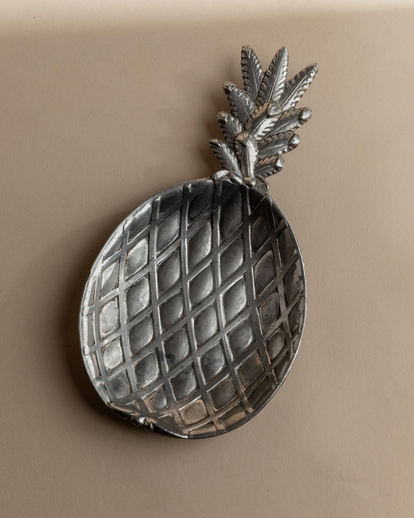 Vintage Schale Ananasform versilbert