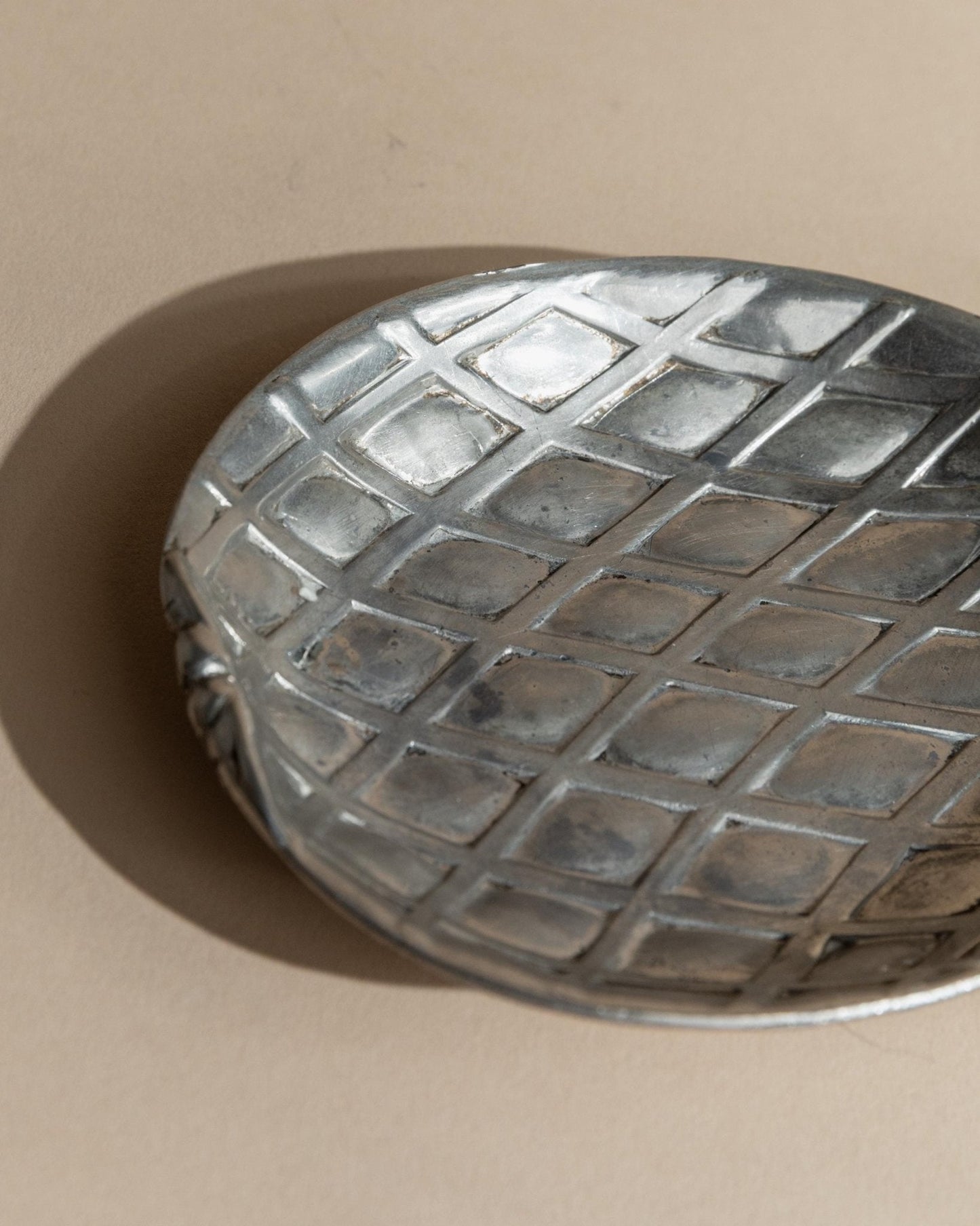 Vintage Schale Ananasform versilbert