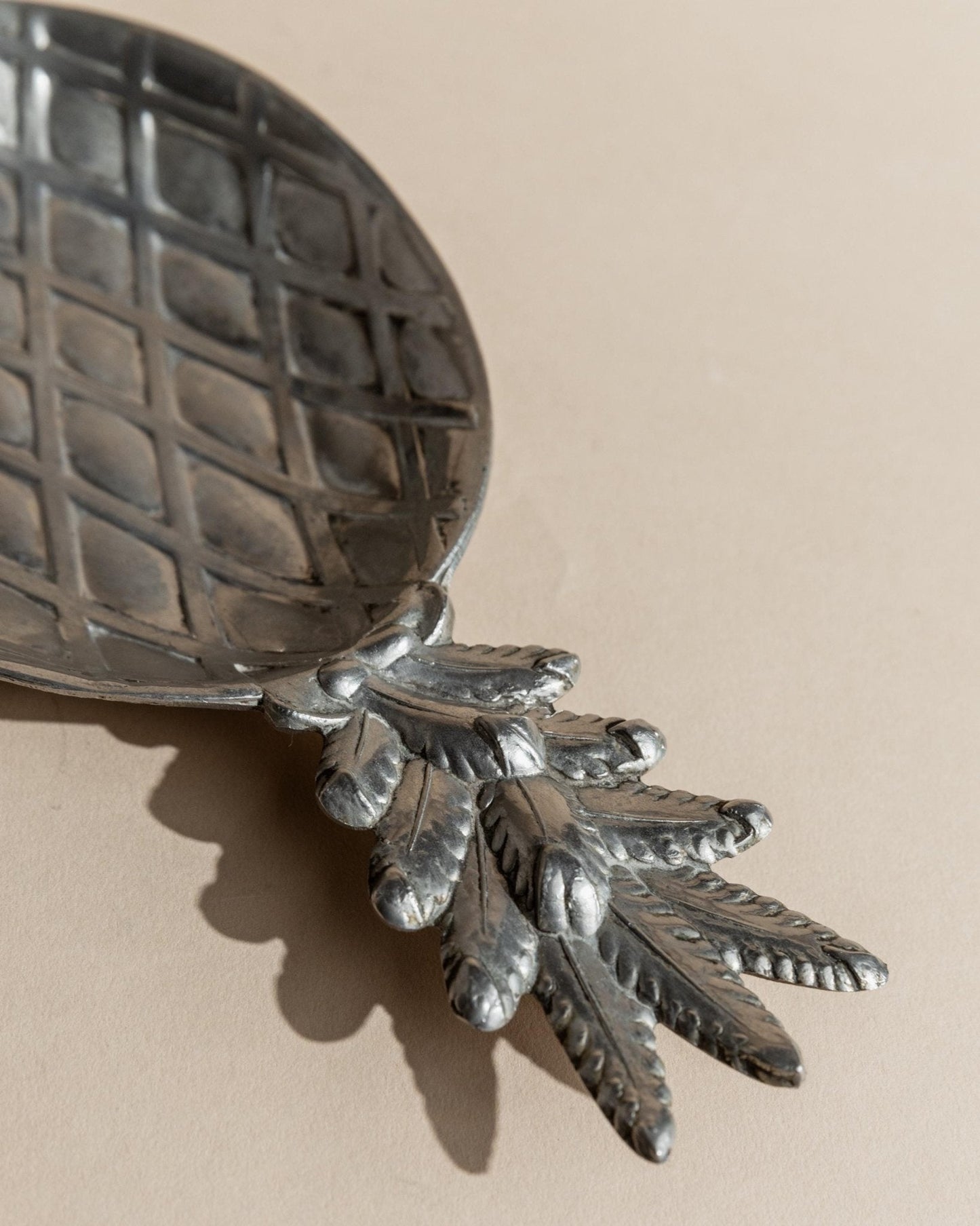 Vintage Schale Ananasform versilbert