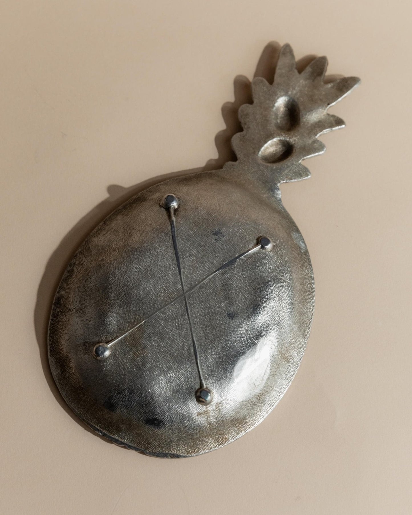 Vintage Schale Ananasform versilbert