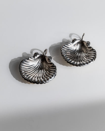 Vintage Schale Set von 2 Muschel Design italienisch, Tischdeko, Geschenkidee