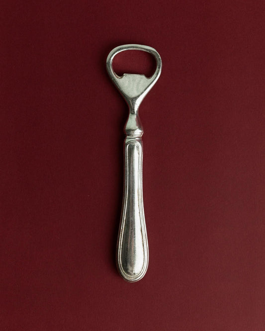Vintage Flaschenöffner versilbert 1960er minimal klassisch zeitlos elegantes Bar-Accessoire
