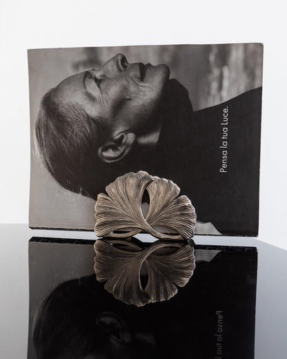 Vintage Halter Ginkgo-Motiv von Silea