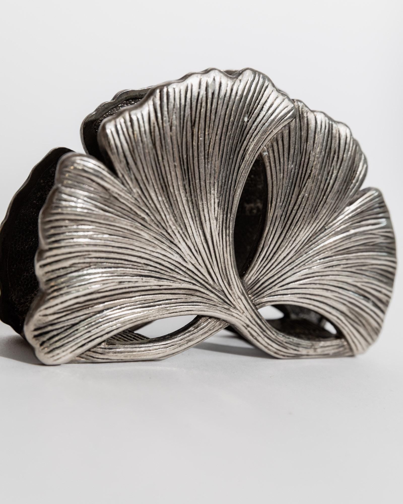 Vintage Halter Ginkgo-Motiv von Silea