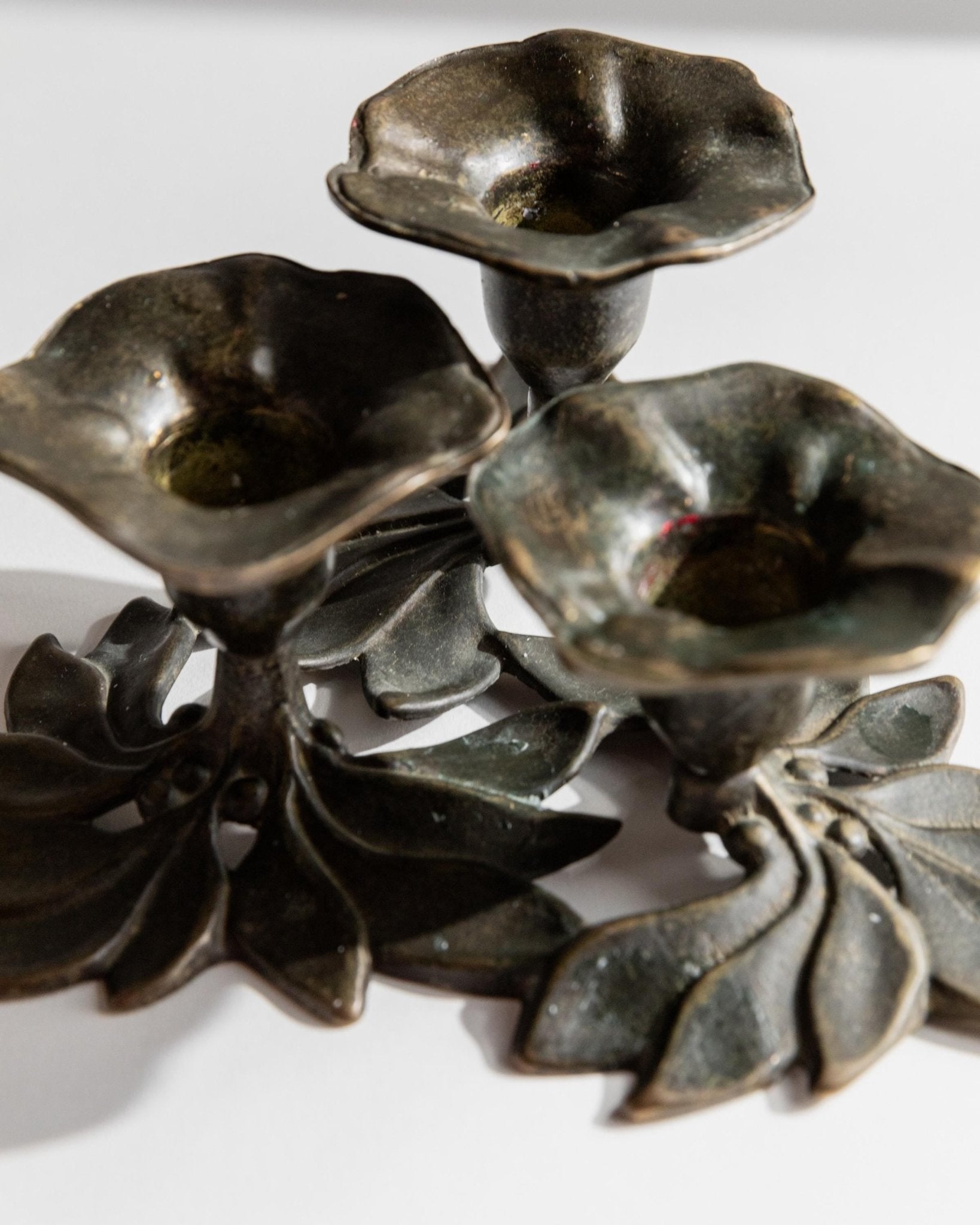 Vintage Kerzenhalter 3-armig von Carl Frederik Christiansen