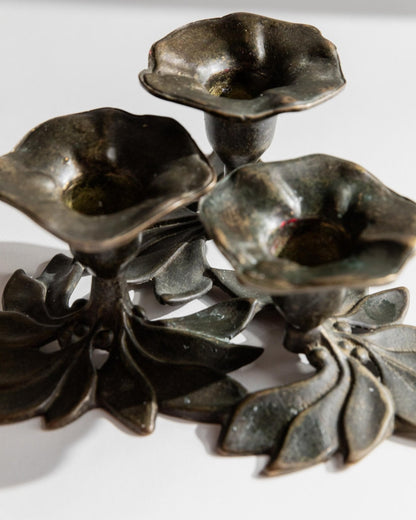 Vintage Kerzenhalter 3-armig von Carl Frederik Christiansen