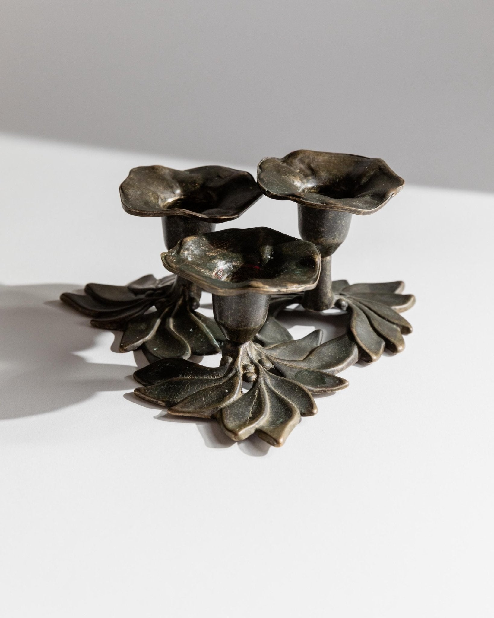 Vintage Kerzenhalter 3-armig von Carl Frederik Christiansen