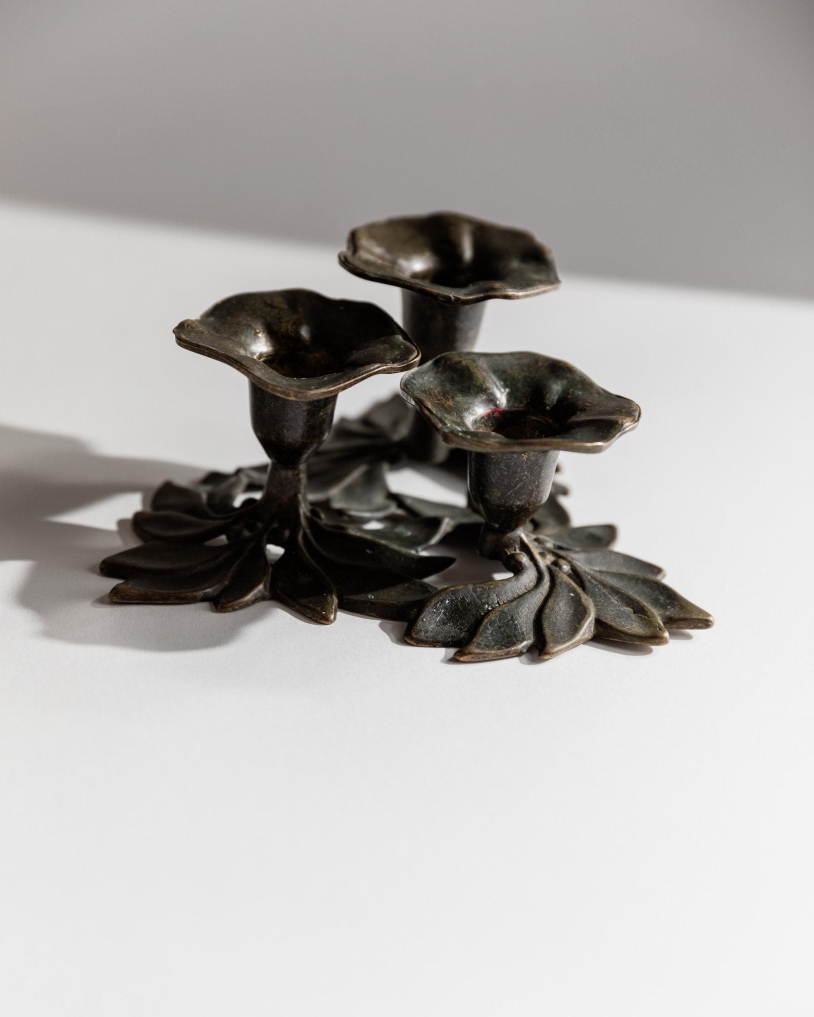 Vintage Kerzenhalter 3-armig von Carl Frederik Christiansen