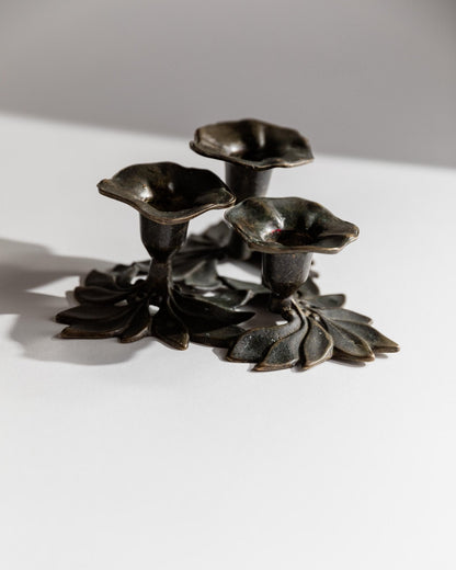 Vintage Kerzenhalter 3-armig von Carl Frederik Christiansen