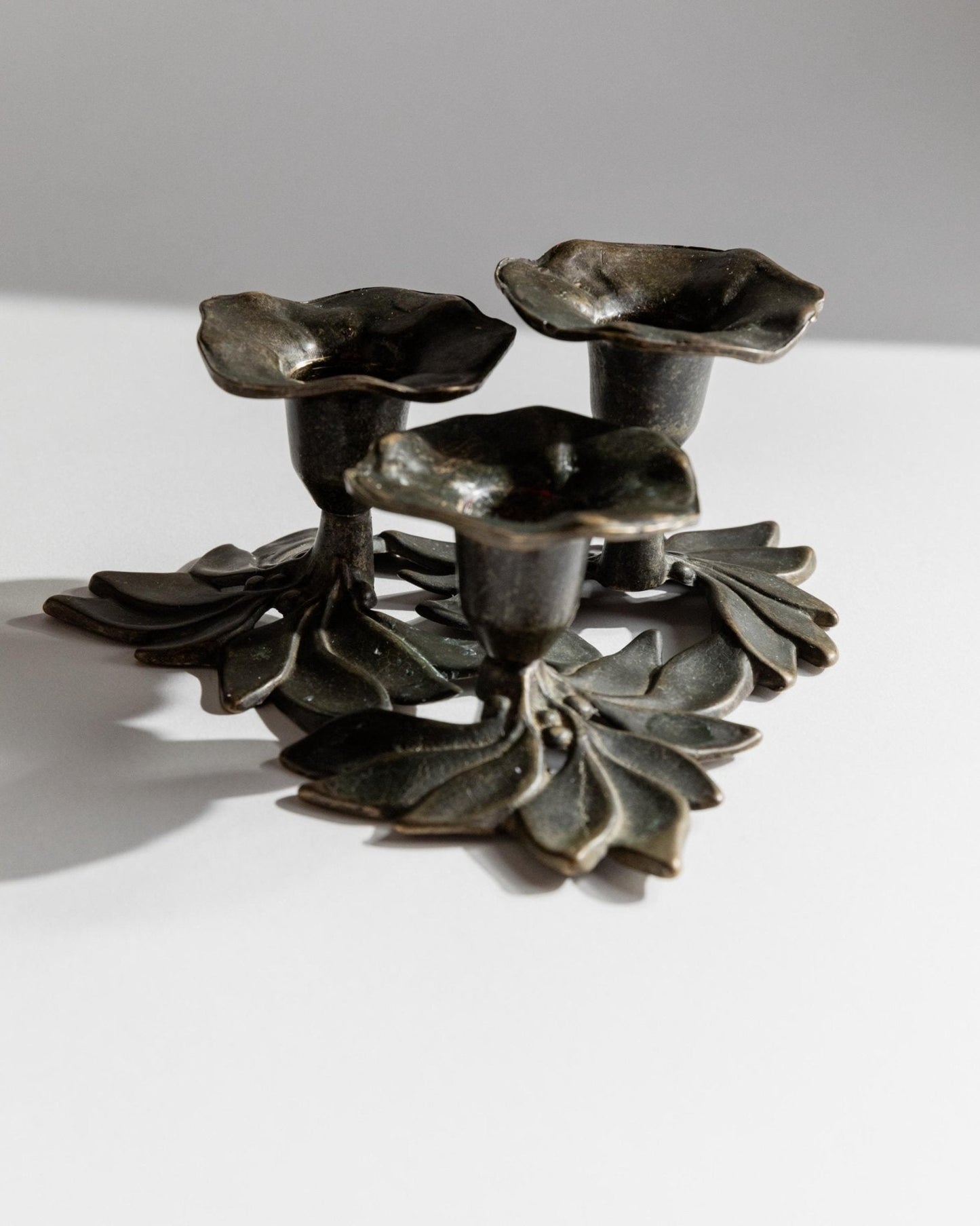 Vintage Kerzenhalter 3-armig von Carl Frederik Christiansen