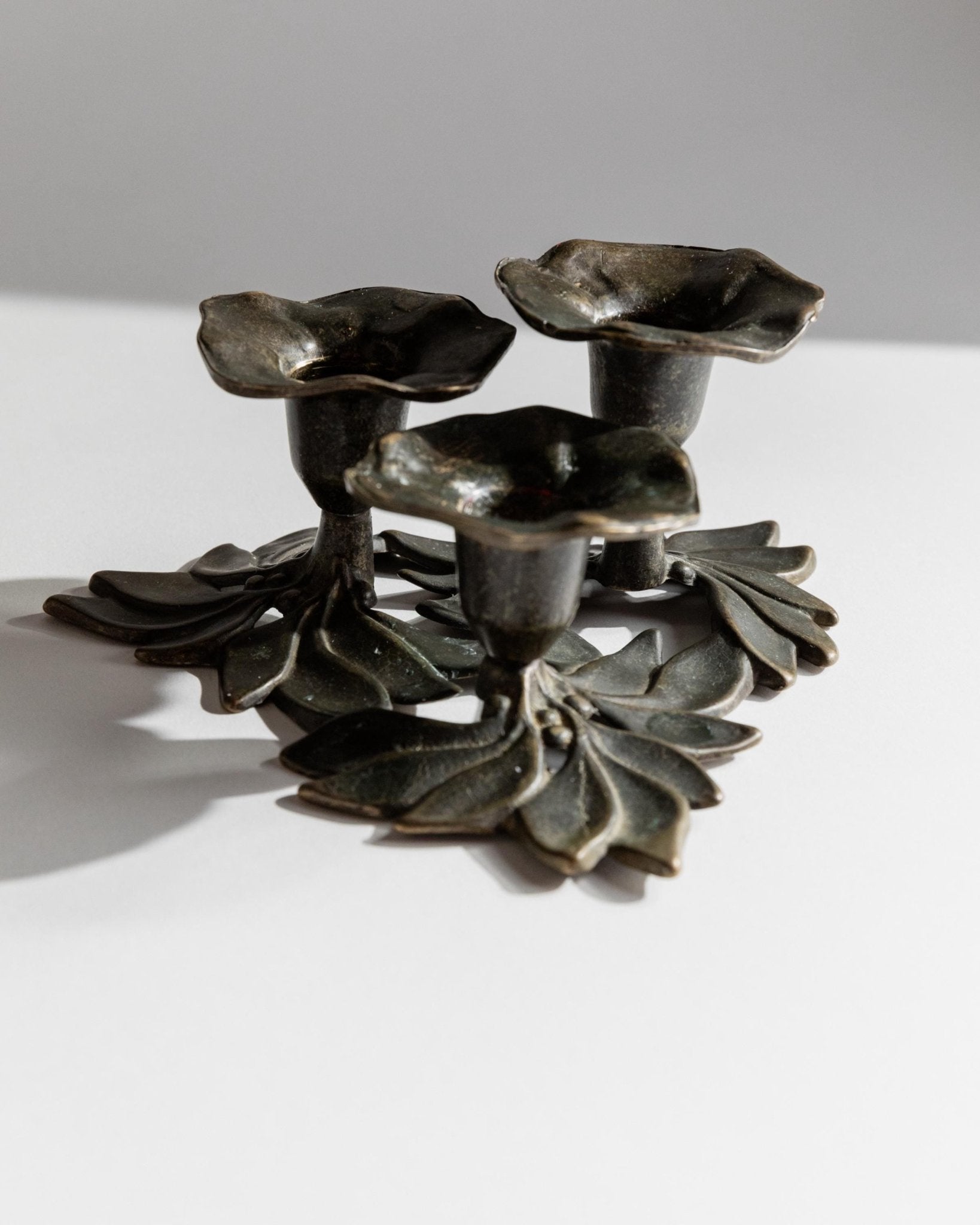 Vintage Kerzenhalter 3-armig von Carl Frederik Christiansen