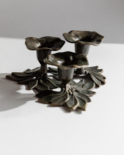 Vintage Kerzenhalter 3-armig von Carl Frederik Christiansen