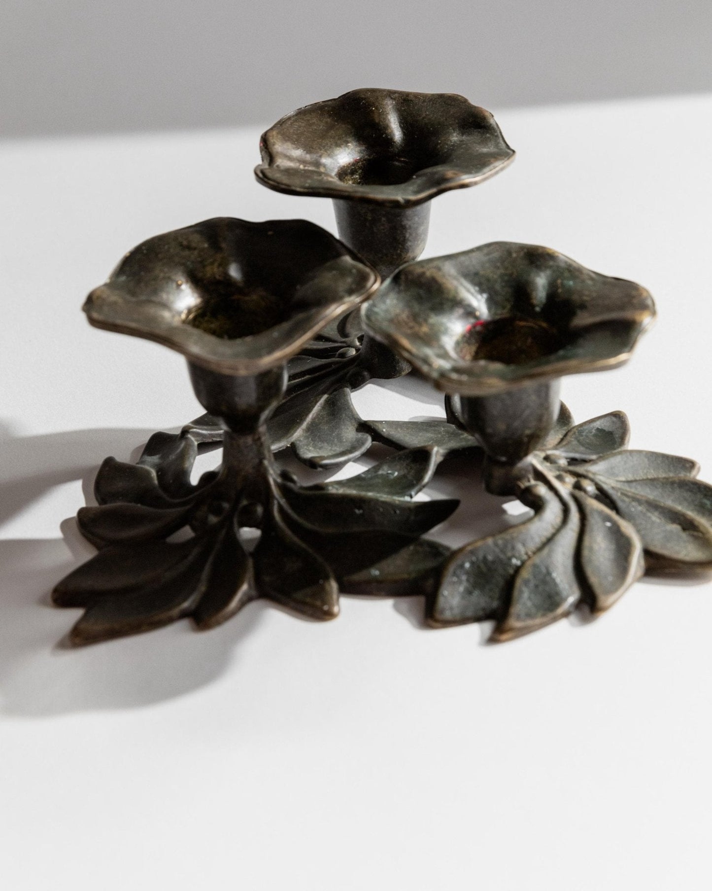 Vintage Kerzenhalter 3-armig von Carl Frederik Christiansen