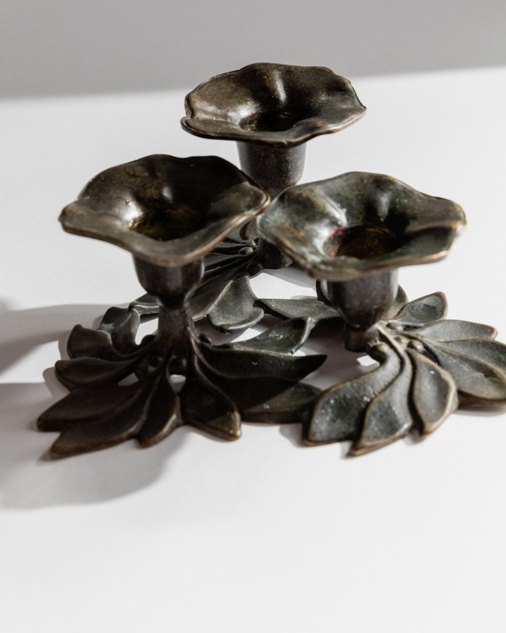 Vintage Kerzenhalter 3-armig von Carl Frederik Christiansen