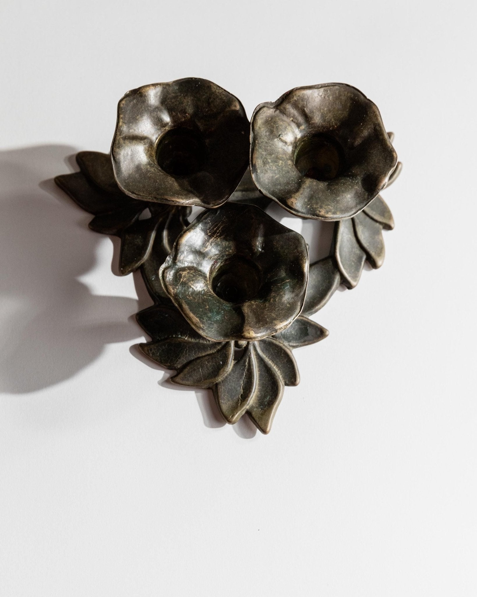 Vintage Kerzenhalter 3-armig von Carl Frederik Christiansen