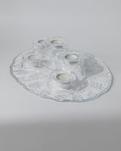 Vintage Kerzenhalter Vulcano von Pertti Kallioinen für Muurla, 6 Teelichter