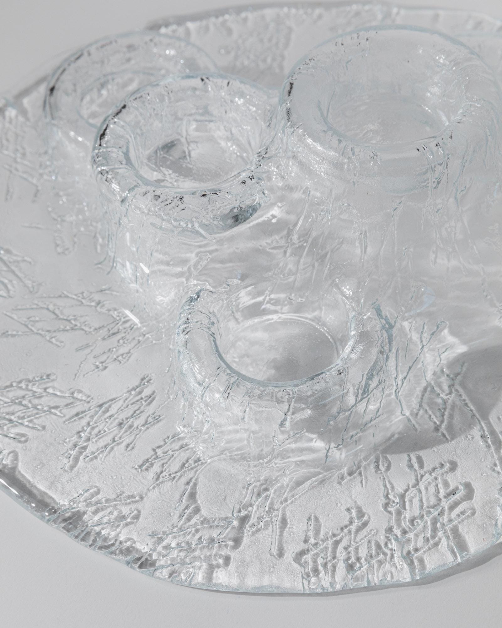 Vintage Kerzenhalter Vulcano von Pertti Kallioinen für Muurla, 6 Teelichter