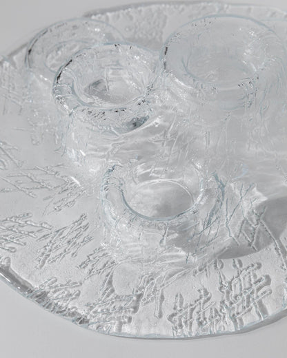 Vintage Kerzenhalter Vulcano von Pertti Kallioinen für Muurla, 6 Teelichter